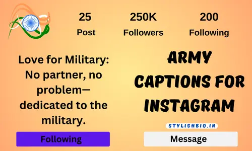 Army Captions For Instagram