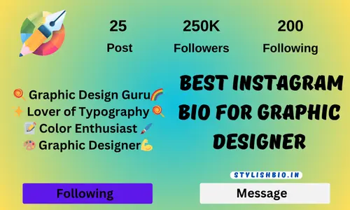  Best Instagram Bio For Graphic Designer