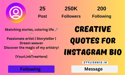 Creative Quotes for Instagram Bio