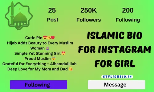 Islamic Bio For Instagram For Girl