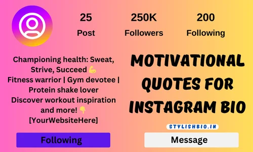 Motivational Quotes for Instagram Bio