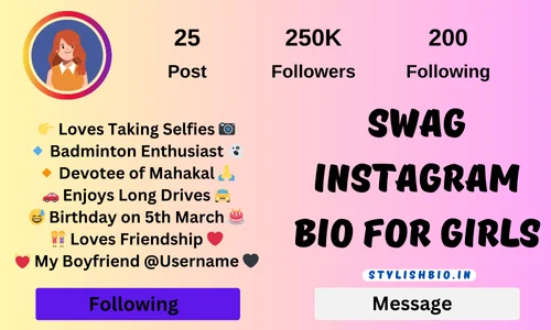 Swag Instagram Bio For Girls