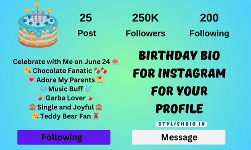 Birthday Bio for Instagram for Your Profile